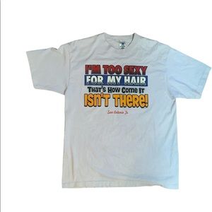 VINTAGE Belton Dye-Namic Made in USA 90s Single Stitch T Shirt I'm too Sexy XL